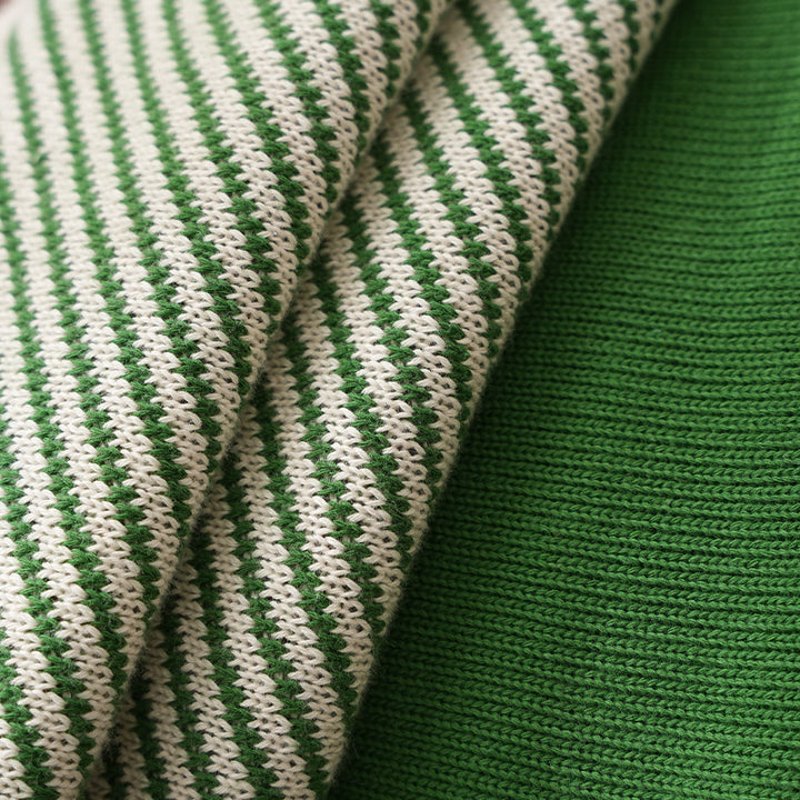 Gewebter Kissenbezug mit kariertem Jacquard‑Relief und verdecktem Reißverschluss Karnz