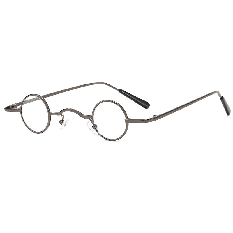 Damen modische runde Brille mit filigranem Metallrahmen Karnz