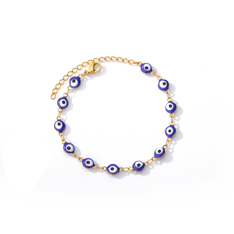 Evil Eye Schutz Anklet Karnz