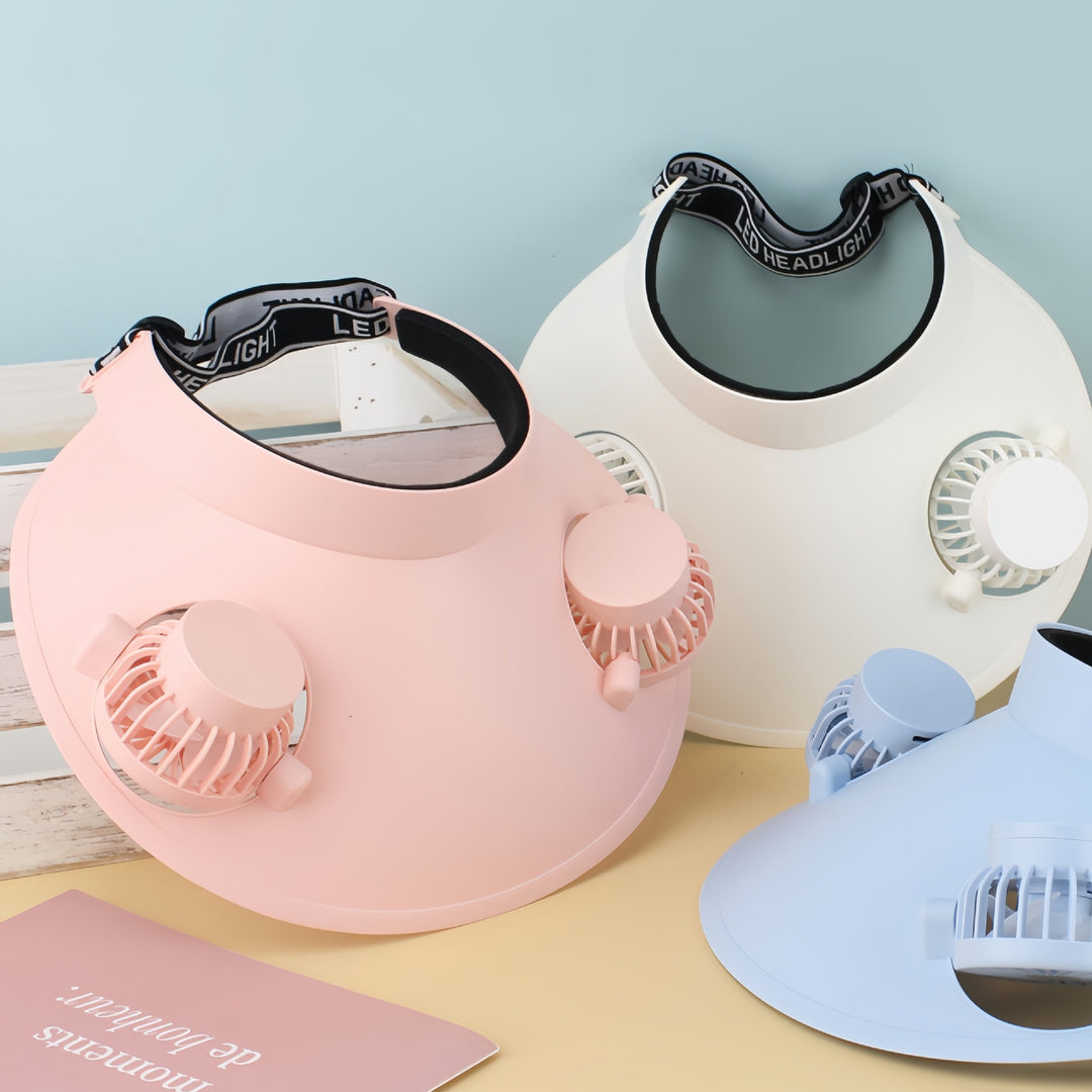 Unisex Tragbarer Luftzirkulator mit zwei Ventilatorfunktionen und verstellbarem Kopf Karnz