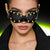 Damen Sportliche Designer-Sonnenbrille mit innovativen Metallakzenten Karnz