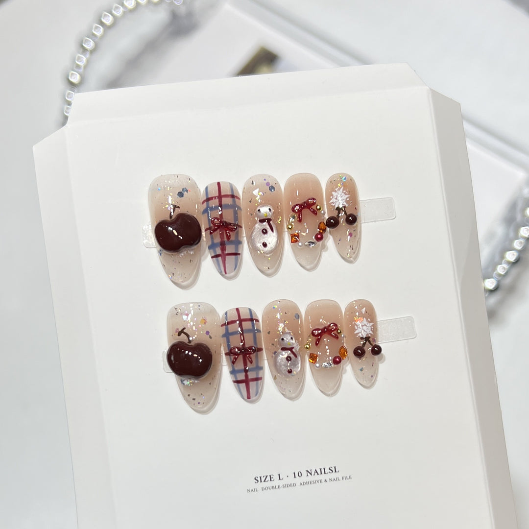 Festliches Saisonales Nagelkunst Set