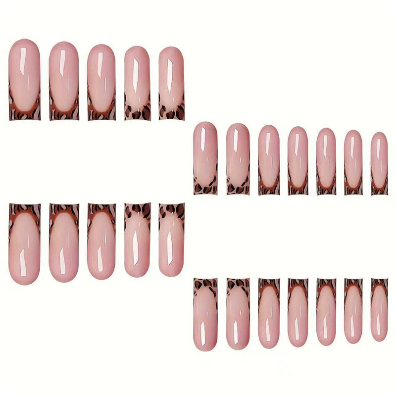 Trendy French Tip Press-On Nail Set Karnz