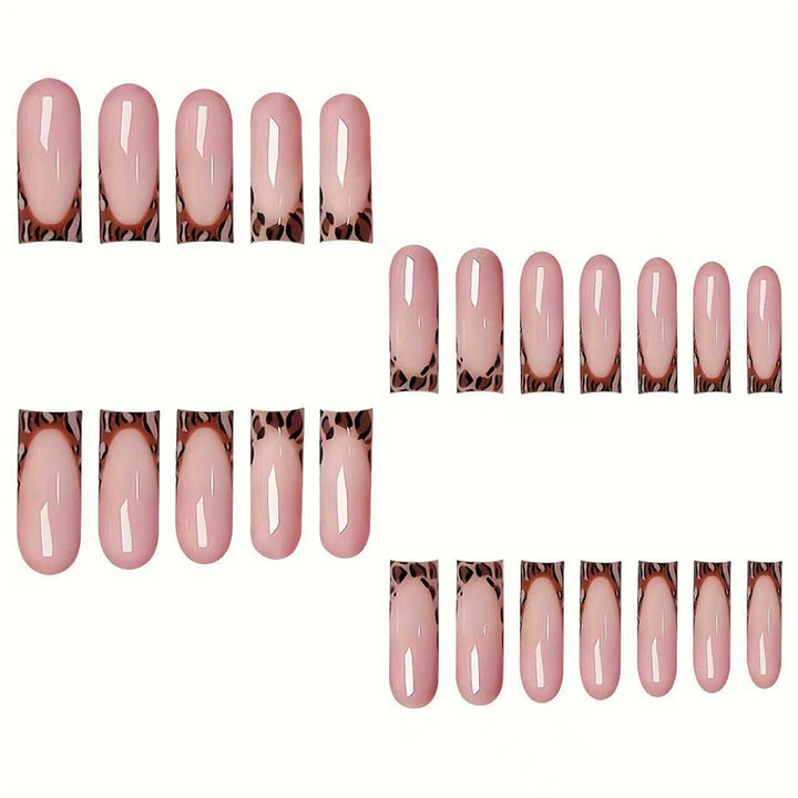 Trendy French Tip Press-On Nail Set Karnz