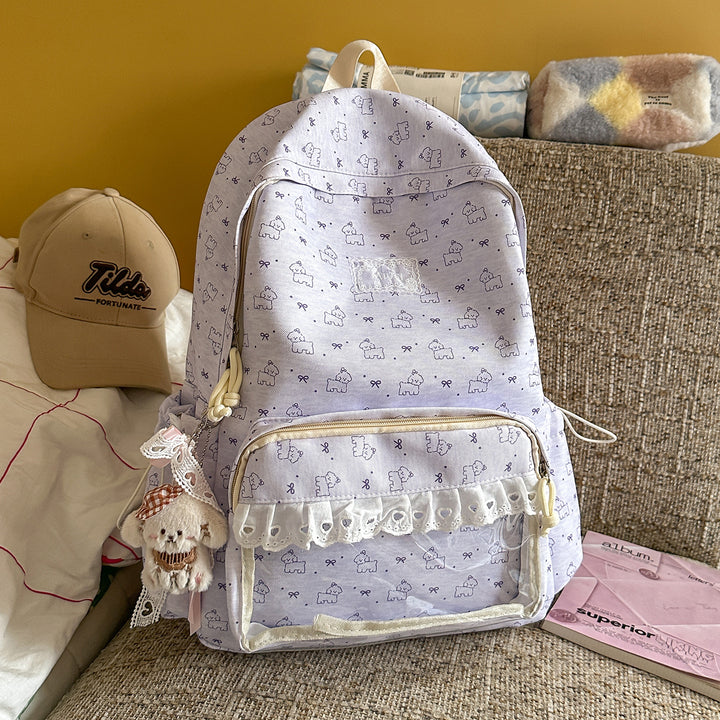 Süßer bestickter Rucksack