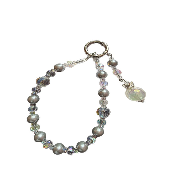 Elegante Perlen-Schlüsselanhänger mit Charm Karnz