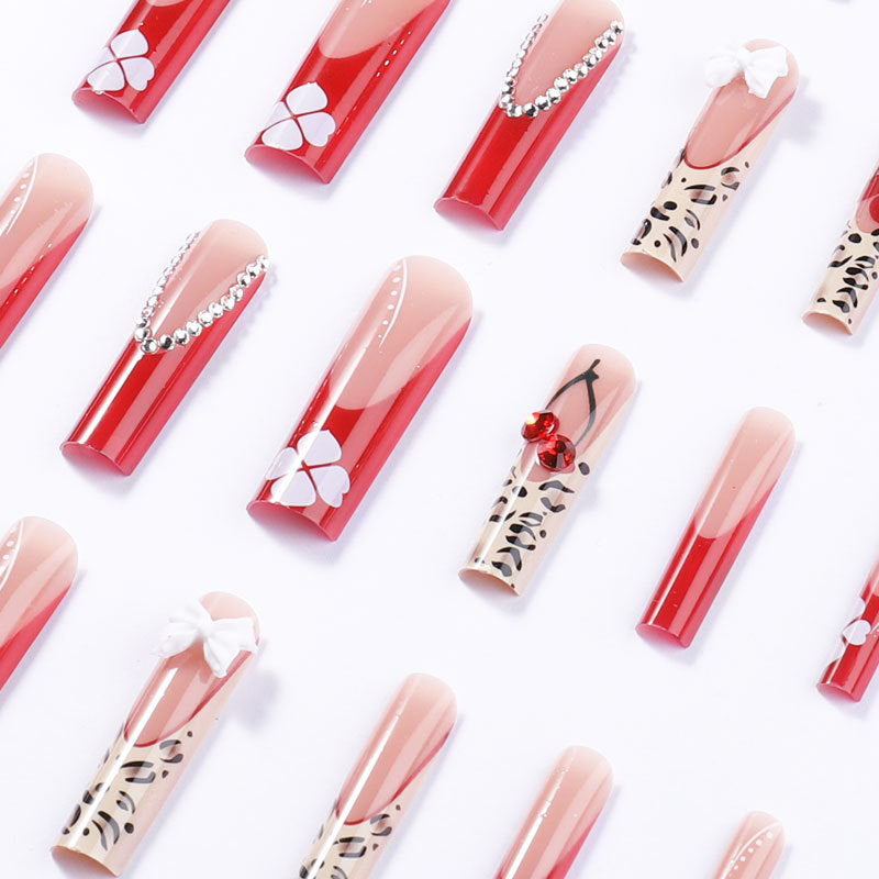 Künstlerisches Press-On Nagelset