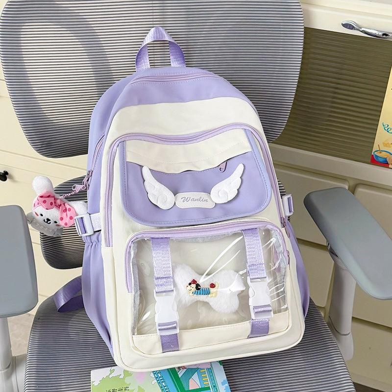 Multi-Taschen Transparenter Rucksack Karnz
