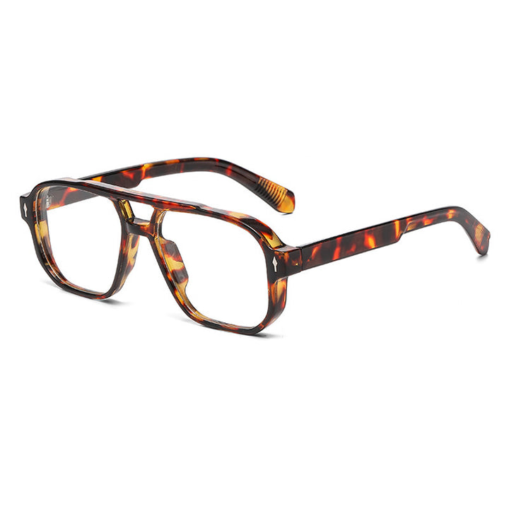 Geometrische Rahmen Sonnenbrille Karnz