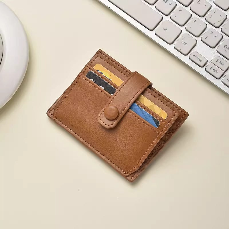 Minimalistischer Lederkartenhalter Karnz