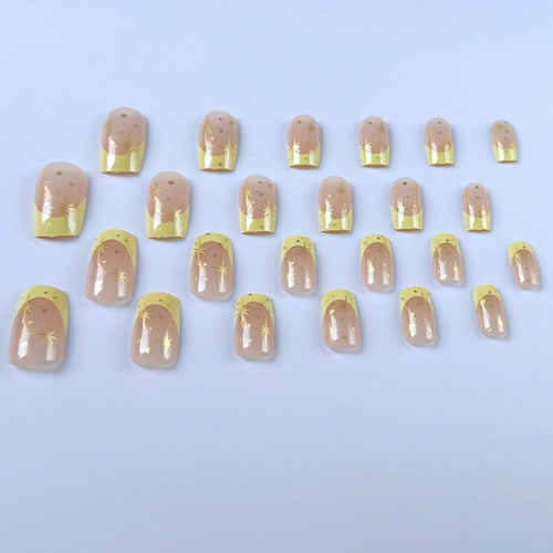 Glitzerndes Stern Akzent Nagelkunst Set