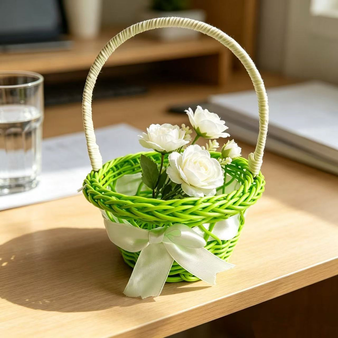 Dekorative handgewebte Geschenkkorb Karnz