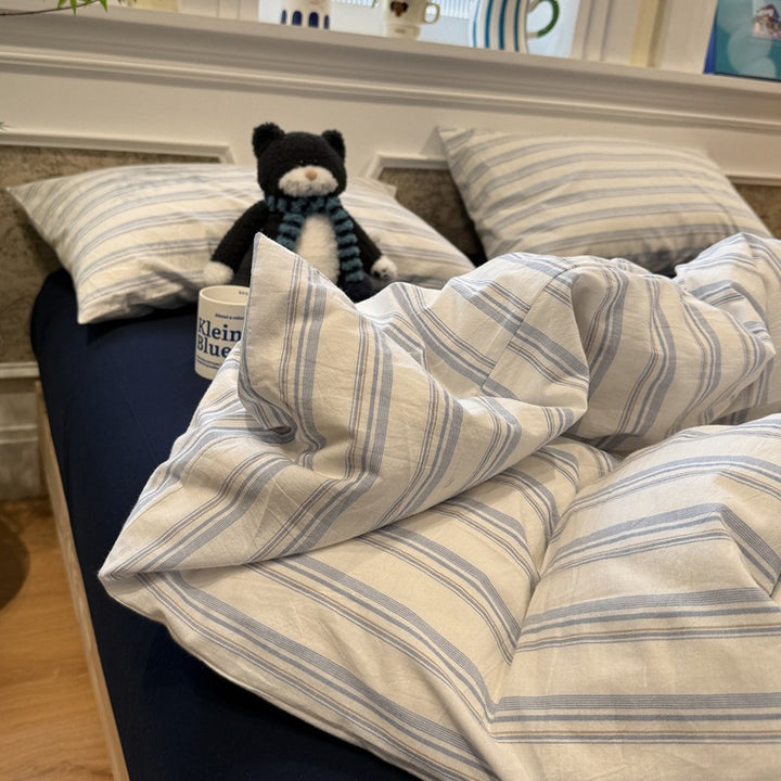Premium Plaid Bettwäsche Set