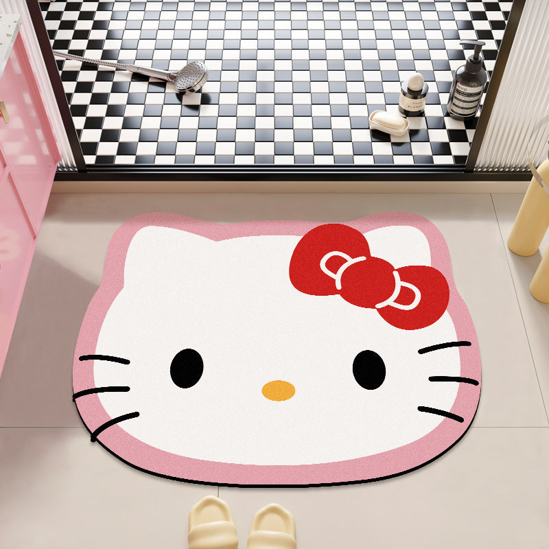Hello Kitty Plüsch-Badevorleger für Badezimmer