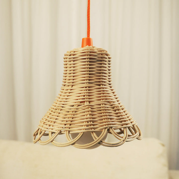 Rattan Hängeleuchte Karnz