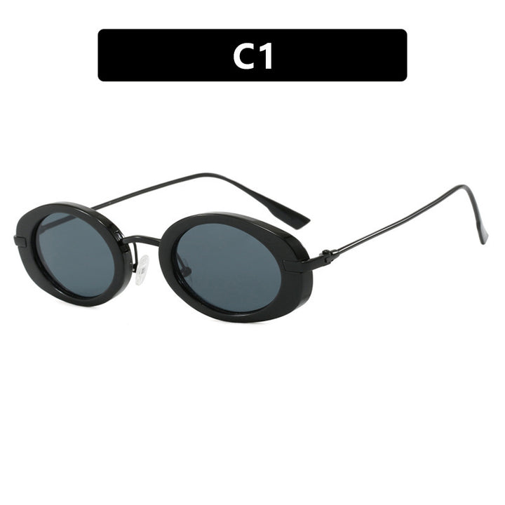 Damen modische Sonnenbrille im eleganten Ovaldesign Karnz