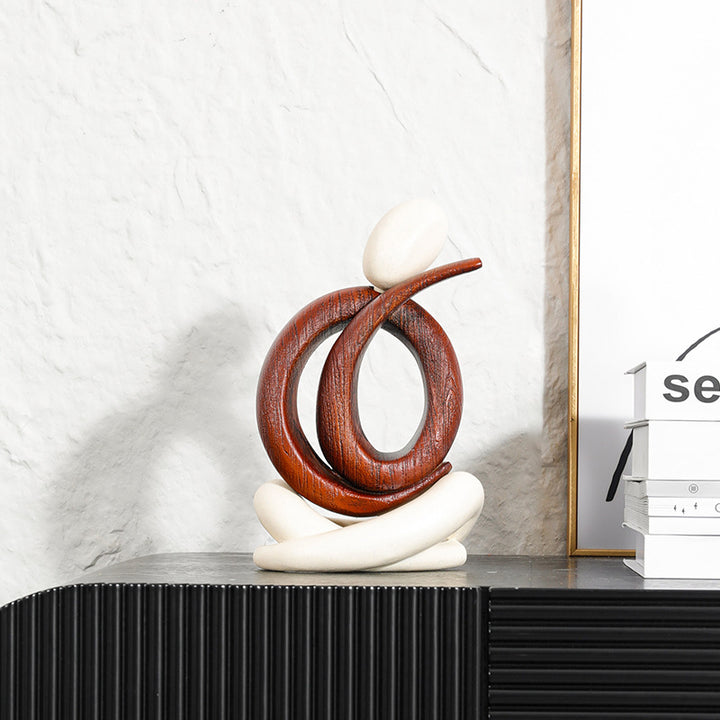 Dekorative abstrakte menschliche Figur Skulptur