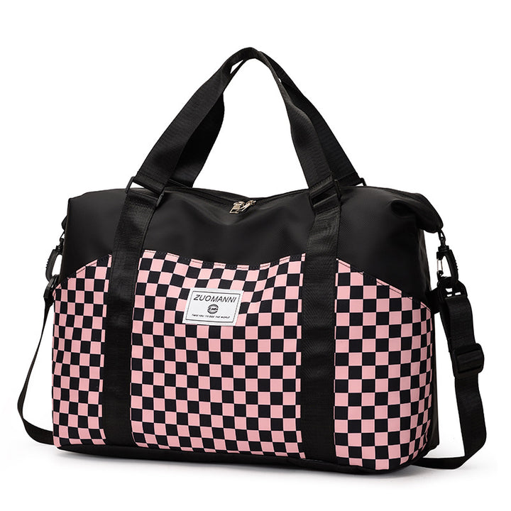 Stilvoller Schachbrett-Duffle-Bag Karnz