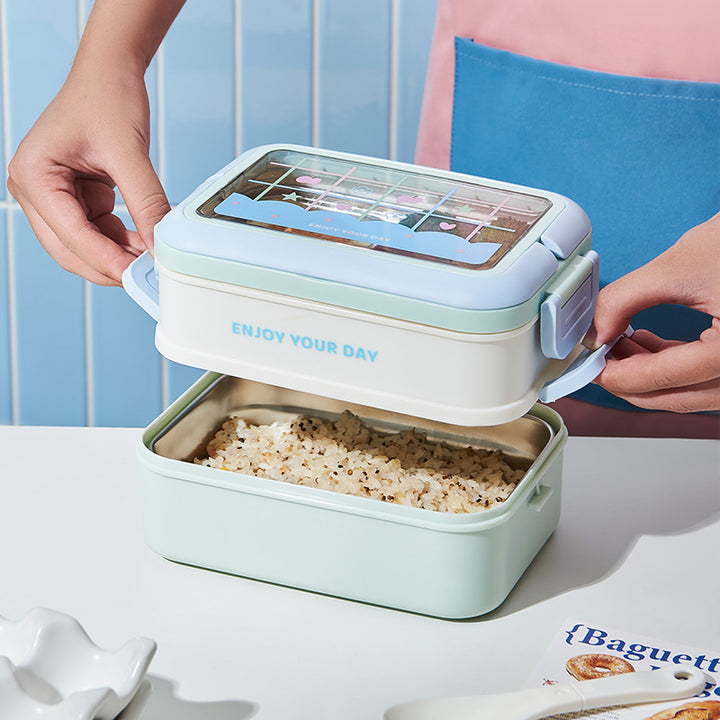 Vielseitiges Multi-Compartment Lebensmittelaufbewahrung Container Set