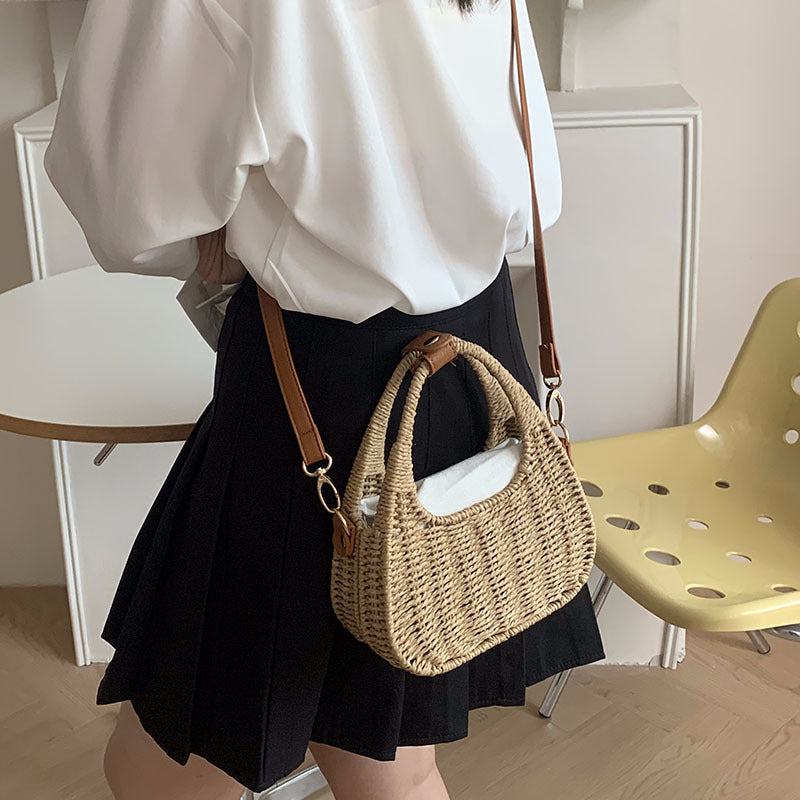 Damen Korb-Umhängetasche mit stilvollem Design Karnz