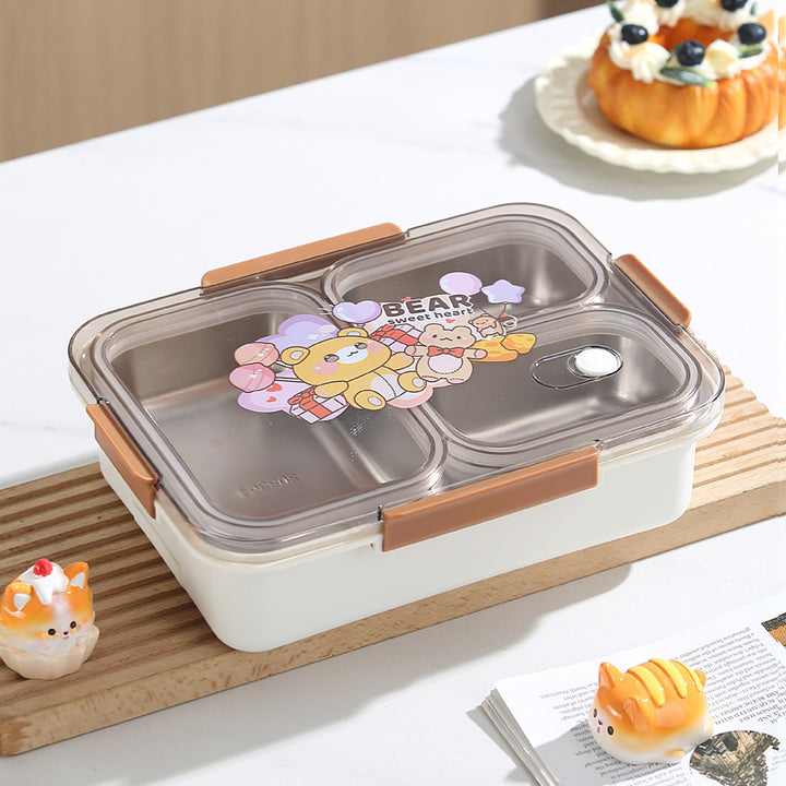 Bären-Themen Multi-Abteil Bento Lunch Box