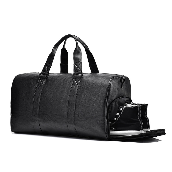 Reisetasche Aus Hochwertigem Leder mit Robusten Tragegriffen Karnz