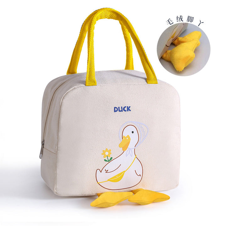 Enten-Themen Isolierte Lunchbox