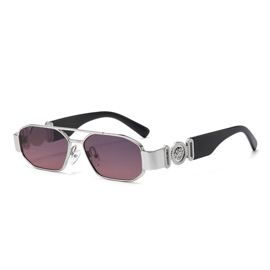 Stylische Übergroße Achtkantige Sonnenbrille Karnz