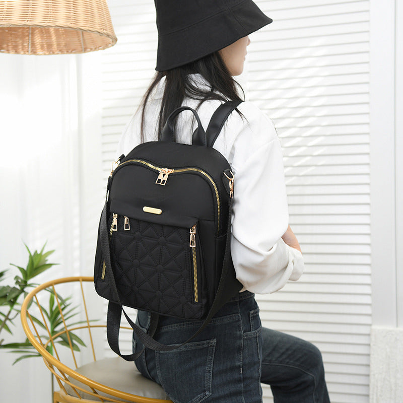 Elegante Rucksacktasche mit Strukturiertem Design und Praktischen Fächern Karnz
