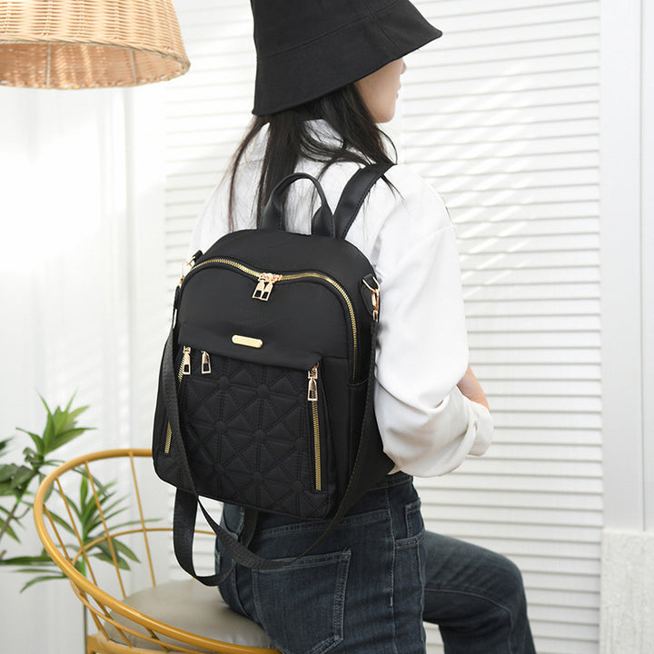 Elegante Rucksacktasche mit Strukturiertem Design und Praktischen Fächern Karnz