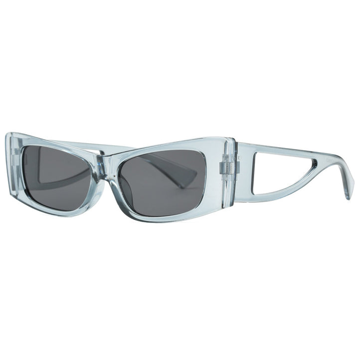 Damen trendige Sonnenbrille mit außergewöhnlichem Design und schützendem UV-Filter Karnz