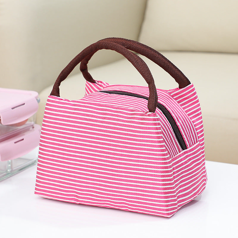 Isolierte gestreifte Lunch-Tasche Karnz