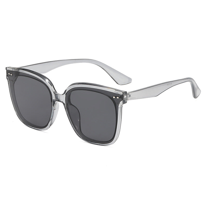 Damen quadratische Sonnenbrille mit verspiegeltem Farbverlauf Karnz