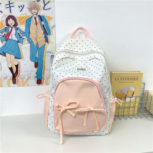 Stylische Punkte-Rucksack