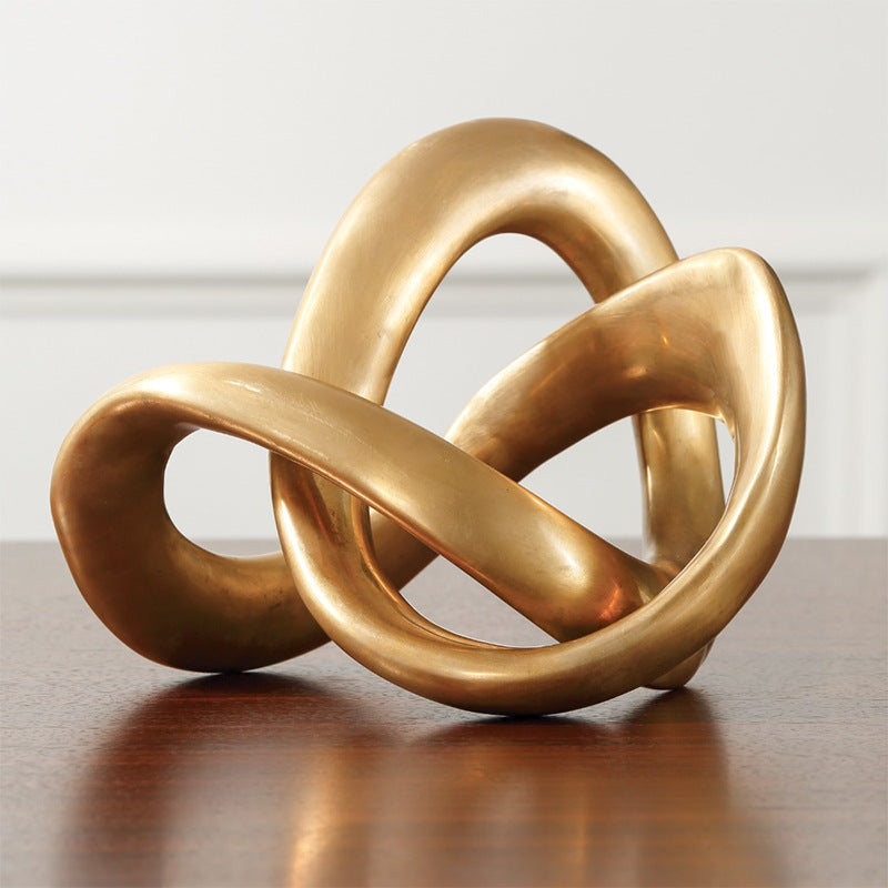 Künstlerische Dekorative Knotenskulptur