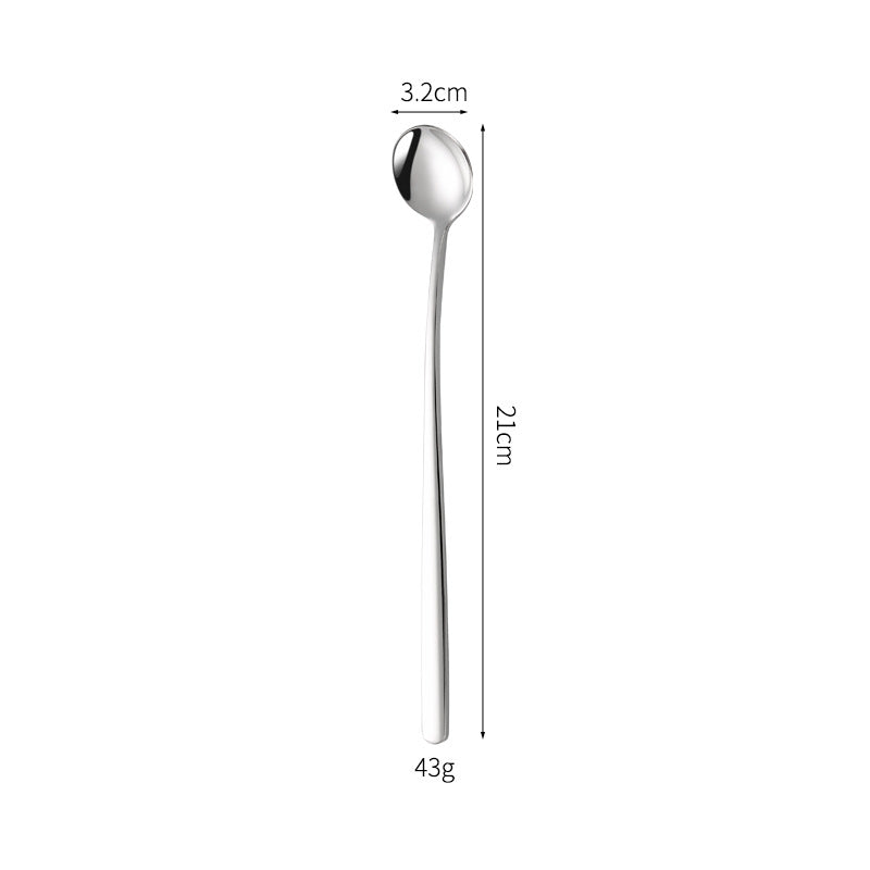 Eleganter und Ergonomischer Teelöffel mit Glänzender Oberfläche Karnz