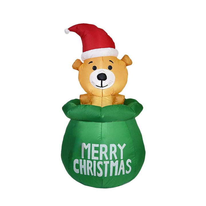 Aufblasbare Weihnachtsbären-Dekoration
