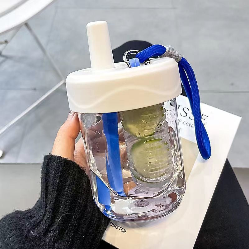 Damen Multifunktionale Frucht-Infuser-Flasche Karnz