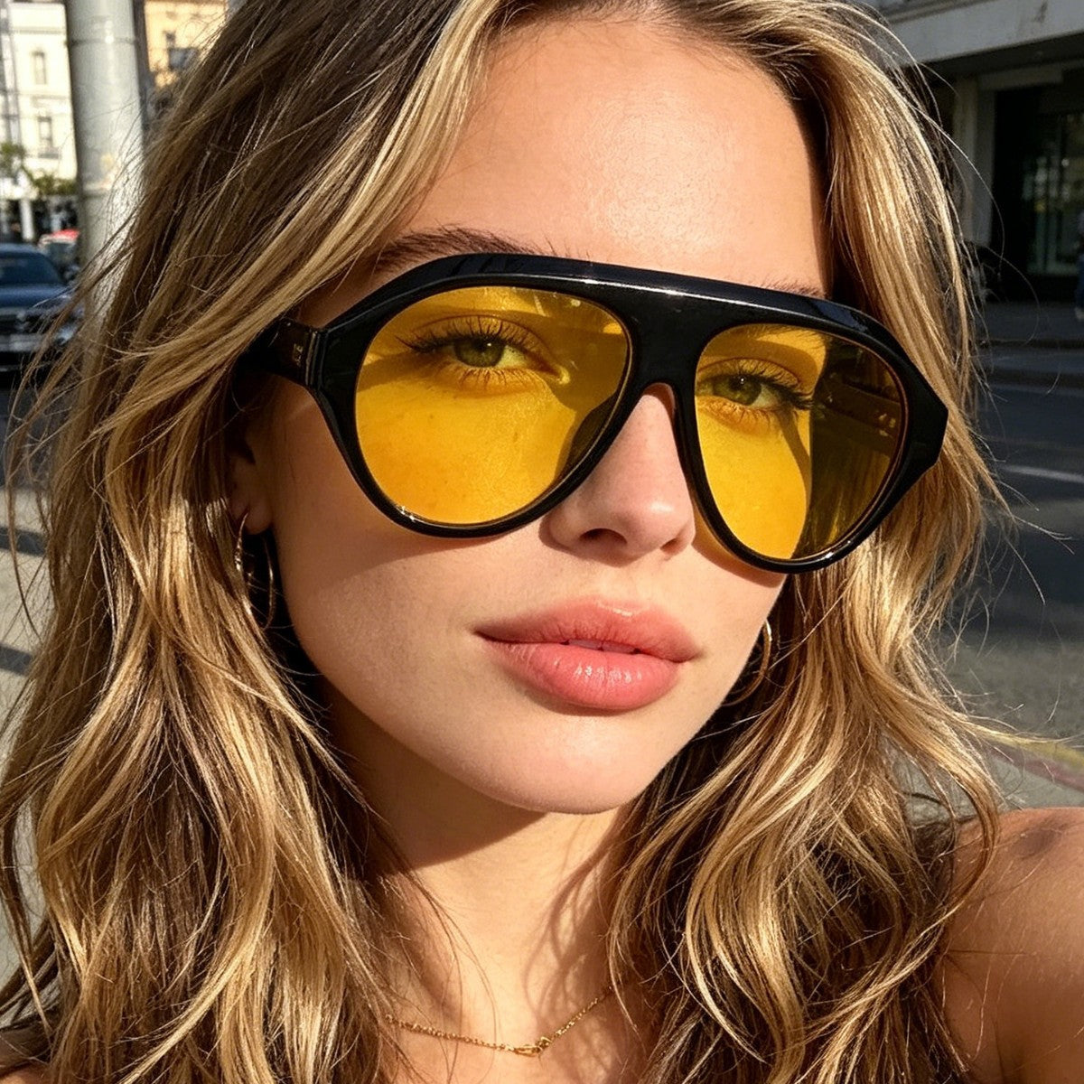 Damen modische Sportsonnenbrille mit ergonomischem Design Karnz