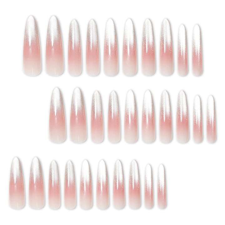 Elegante glitzernde Acrylnagelerweiterungen Karnz