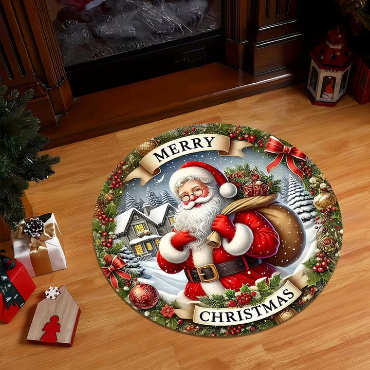 3D Weihnachtsmuster Teppich