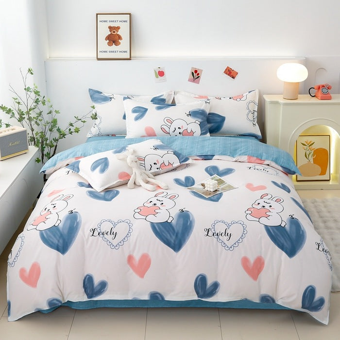 Blumenmuster Komforter Set
