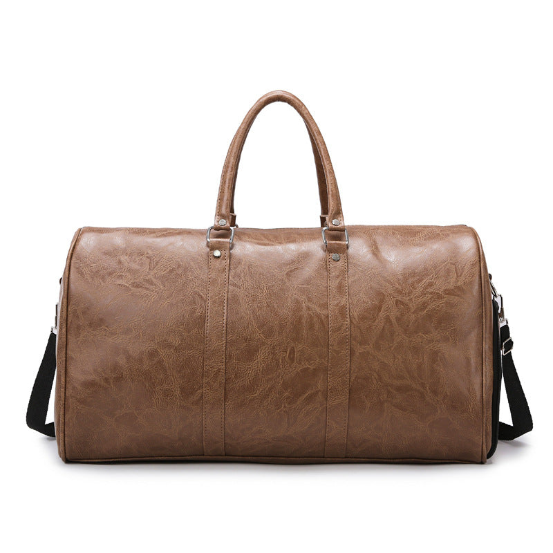 Vintage Leder Wochenend Reisetasche Karnz