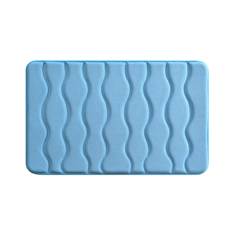 Weiche Wellen Design Badezimmermatte Karnz