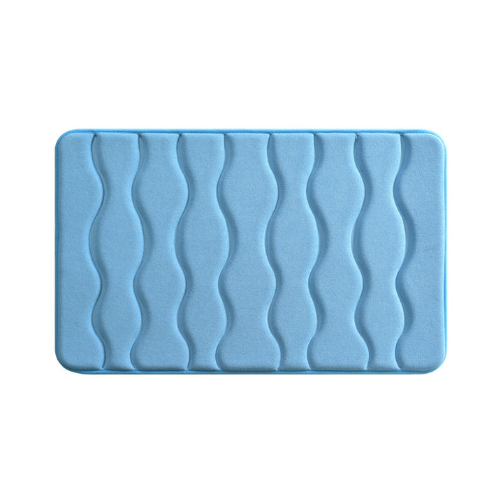 Weiche Wellen Design Badezimmermatte Karnz