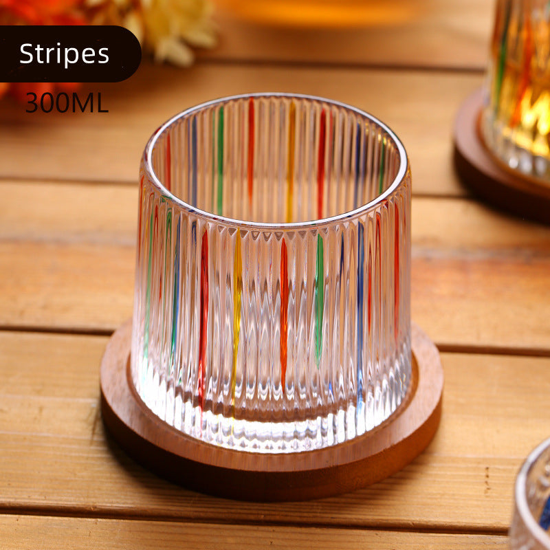 Rotierendes Multi-Color-Glas für Whiskey mit Geschenkbox | Karnz