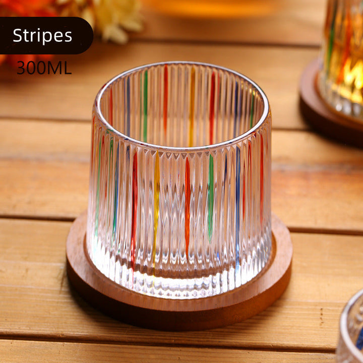 Rotierendes Multi-Color-Glas für Whiskey mit Geschenkbox | Karnz