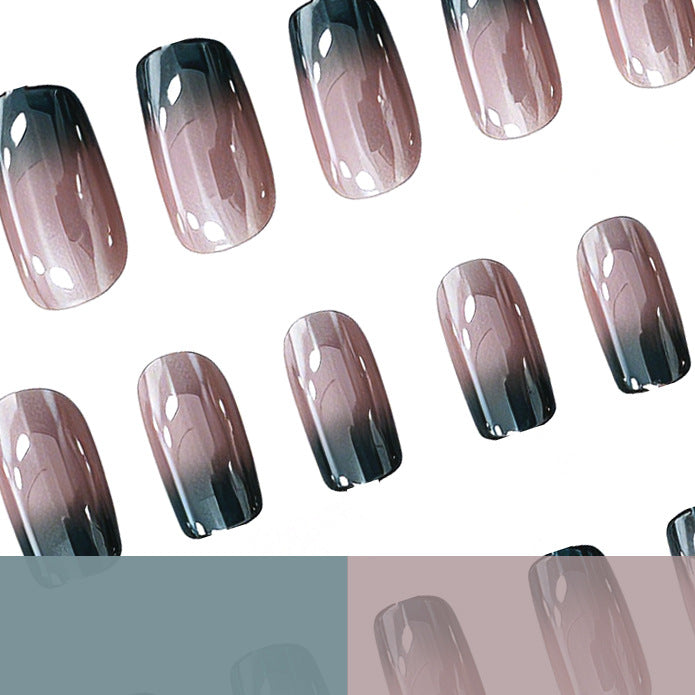 Premium Glänzende Ombre Nagelverlängerungen Karnz