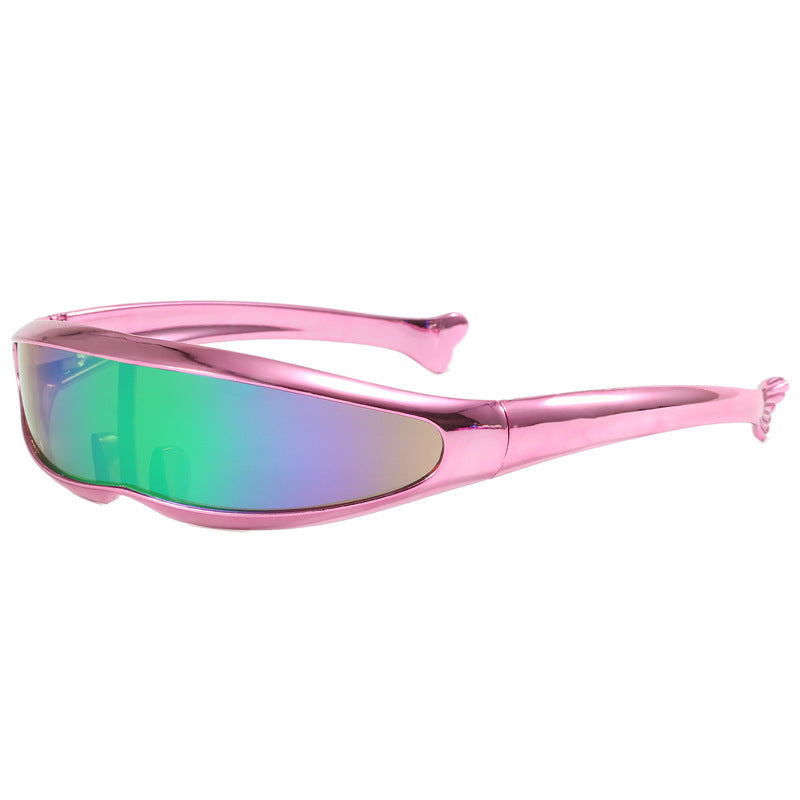 Damen Sportliche Sonnenbrille mit ergonomischem Design und verspiegelten Gläsern Karnz