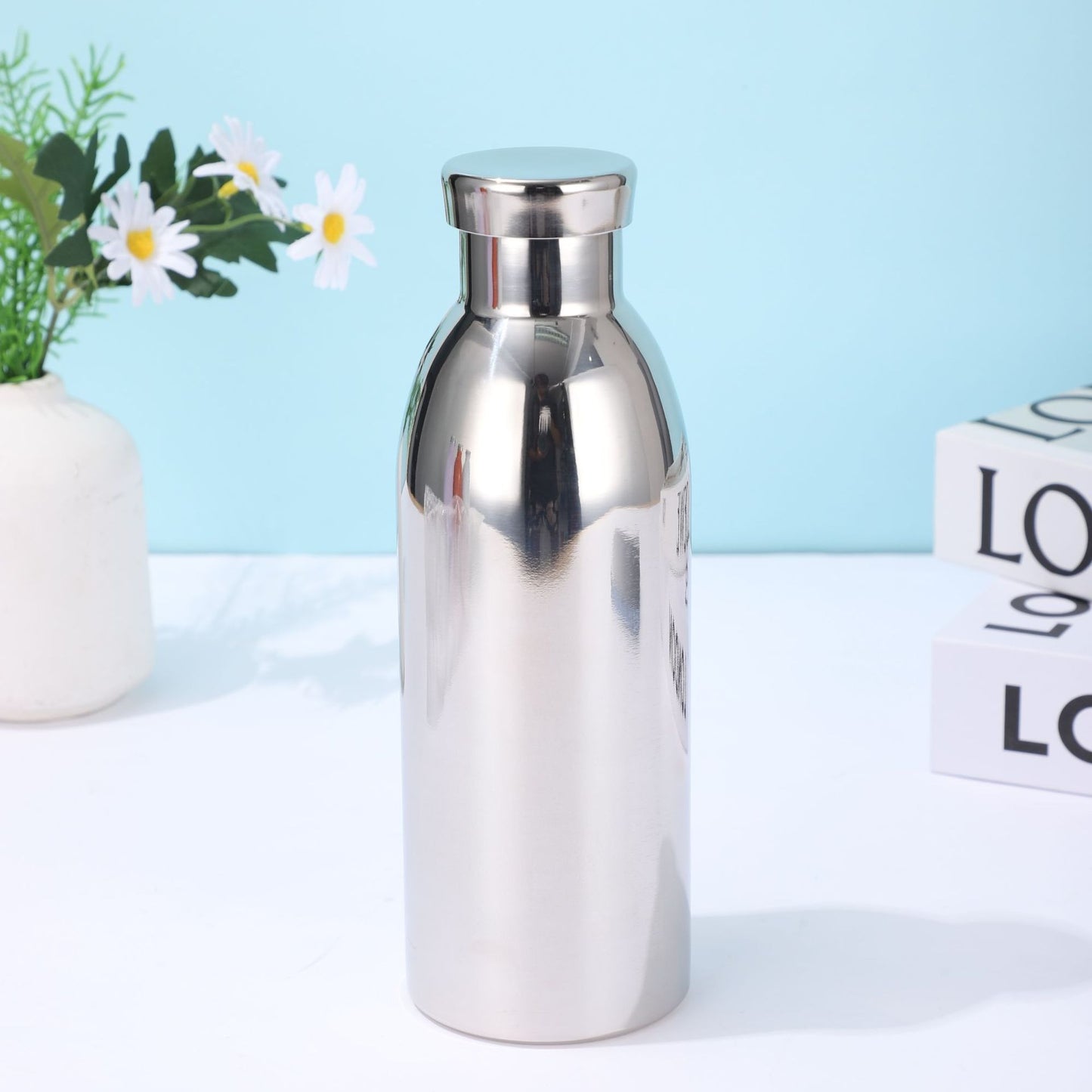 Damen Isolierte Edelstahl Trinkflasche Karnz